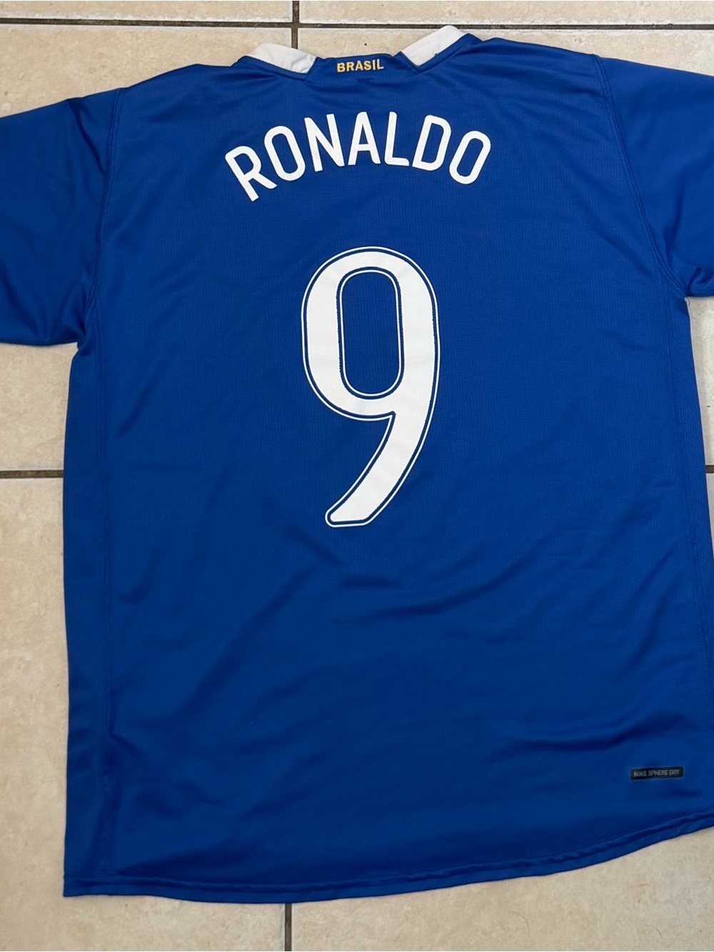2006 Brazil Away Ronaldo Nazario Nike Jersey